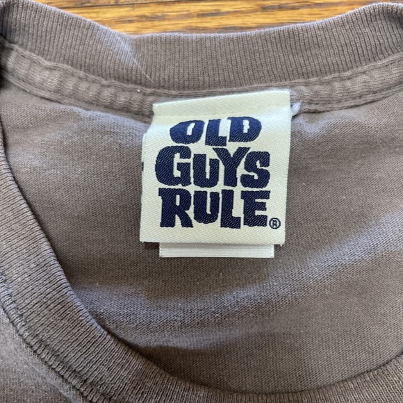 Old Guys Rule Shirt Size XL Mens Ford F100 F150 1950 Hot Rods Tee T-shirt‎ Gray - Picture 4 of 7